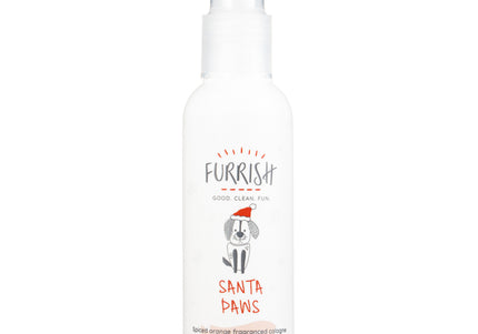 Furrish Santa Paws Cologne 150ml – Fruity and Spicy Christmas Scent, Festive Pet Perfume