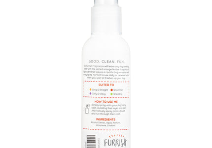Furrish Santa Paws Cologne 150ml – Fruity and Spicy Christmas Scent, Festive Pet Perfume
