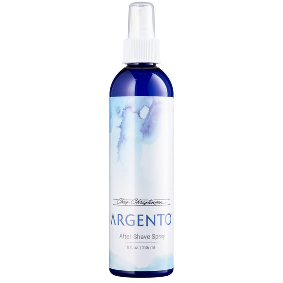 Chris Christensen Argento After Shave Spray 236ml – Soothing Colloidal Silver Formula, Calms Skin Post-Grooming