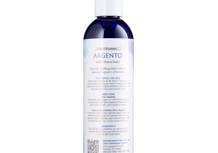 Chris Christensen Argento After Shave Balm 236ml – Soothing Formula with Colloidal Silver and Aloe Vera