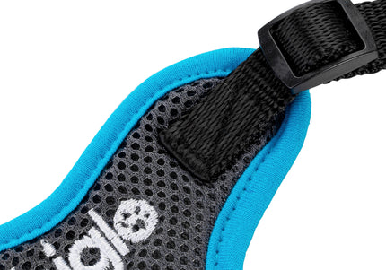 Biglo Air Flow Turquoise Harness – Lightweight Pressure-Free Design, XS Size
