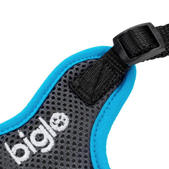 Biglo Air Flow Turquoise Harness – Lightweight Pressure-Free Design, XS Size