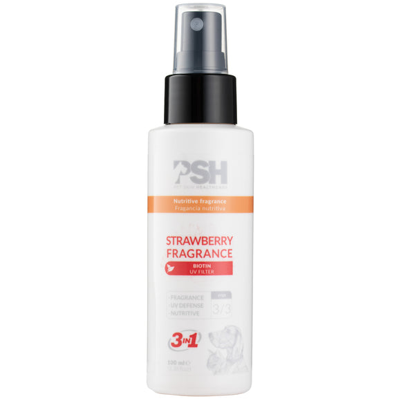 PSH Strawberry 3-in-1 Grooming Spray – Delicate Perfume, Conditioner, Sun Protection, 100ml
