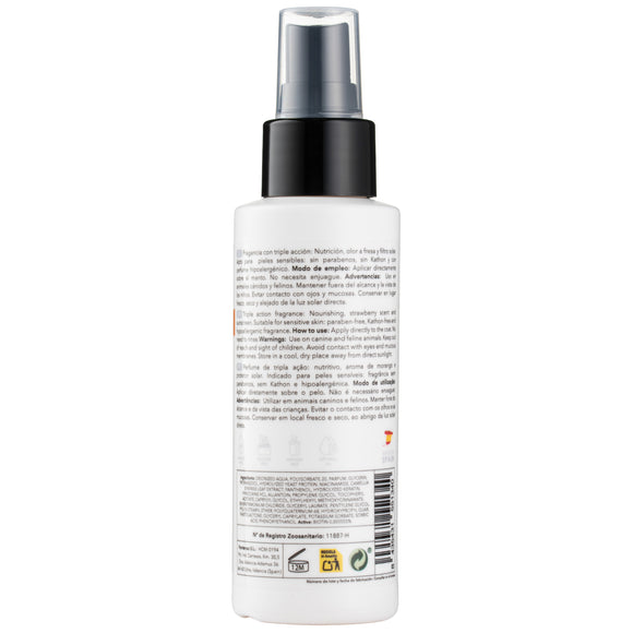 PSH Strawberry 3-in-1 Grooming Spray – Delicate Perfume, Conditioner, Sun Protection, 100ml