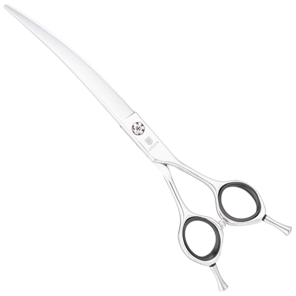 Jargem 3D Ultra Curved Slim Grooming Scissors 7.5in – Precision Blades, Lightweight Design