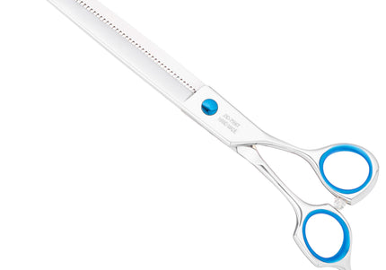 Jargem 3D Straight Blenders 7.5in – Single-Sided Thinning Shears, 56 Teeth, Offset Handle