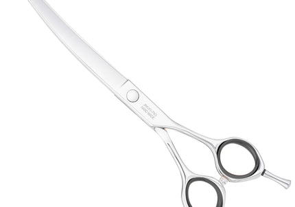 Jargem 3D Ultra Curved Slim Grooming Scissors 7.5in – Precision Blades, Lightweight Design