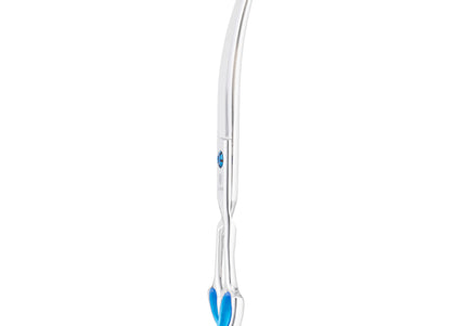 Jargem 3D Curved Grooming Scissors 7.5in – Offset Handle, Precision Cutting