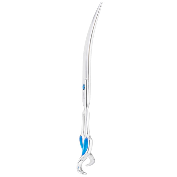 Jargem 3D Curved Grooming Scissors 7.5in – Offset Handle, Precision Cutting