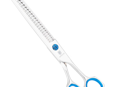 Jargem 3D Straight Hybrid Thinners 7.5in – Precision 26-Tooth Grooming Scissors, Ergonomic Design