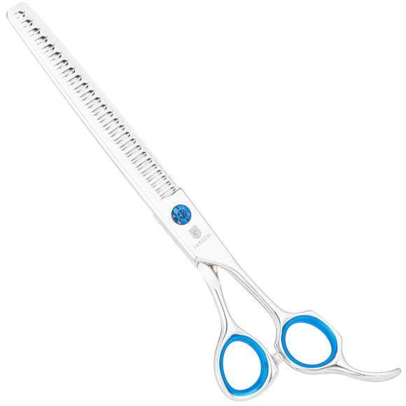 Jargem 3D Straight Hybrid Thinners 7.5in – Precision 26-Tooth Grooming Scissors, Ergonomic Design