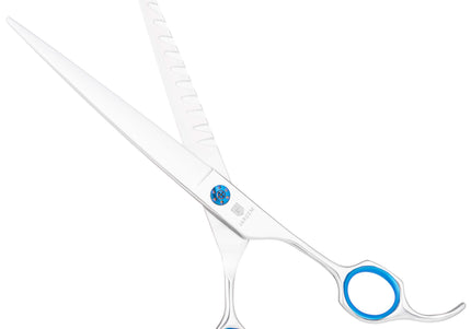 Jargem 3D Straight Scissors 7.5in – Innovative Ergonomic Grooming Shears with Precision Blades