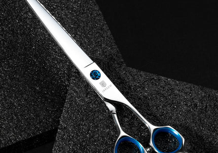 Jargem 3D Straight Scissors 7.5in – Innovative Ergonomic Grooming Shears with Precision Blades