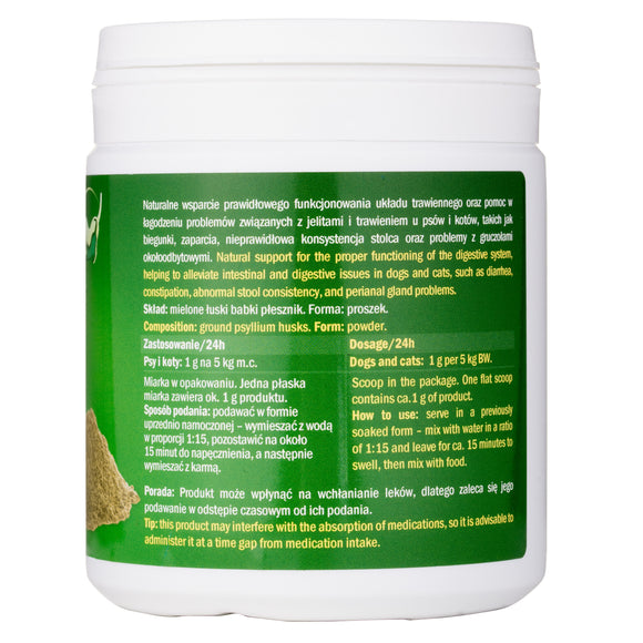 Pokusa Raw Diet Line Psyllium 100g – Natural Fiber Supplement, Supports Healthy Digestion