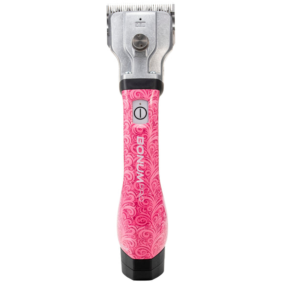 Aesculap Bonum Pro Design Edition Cordless Horse and Cattle Clipper, Pink, One Battery – Lightweight and Ergonomic