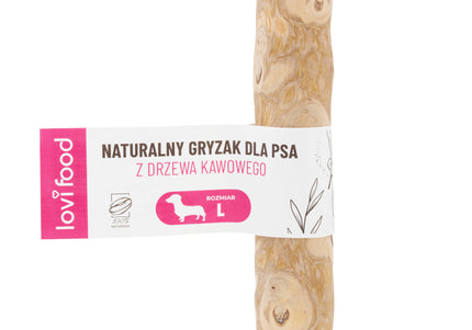 Lovi Coffee Tree Chew Stick – Large Size, Natural Ecological Wood, Durable Dog Toy