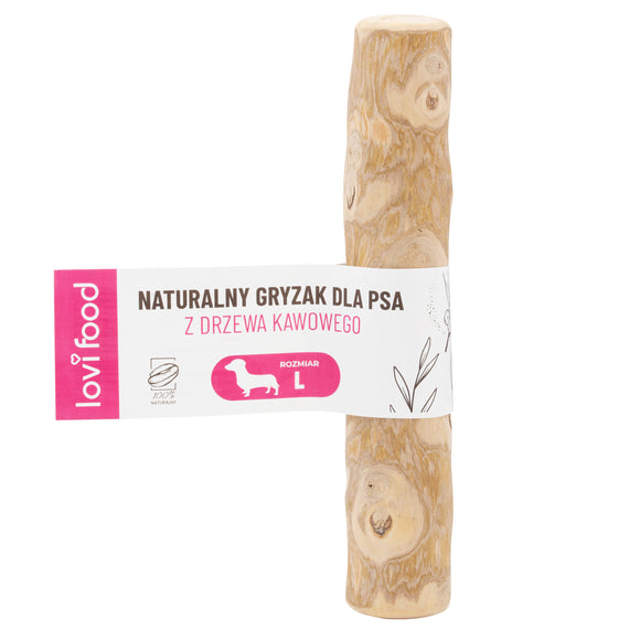 Lovi Coffee Tree Chew Stick – Large Size, Natural Ecological Wood, Durable Dog Toy