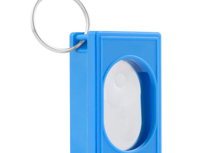 Flamingo Riva Training Clicker – Blue Ergonomic Clicker with Keychain Attachment