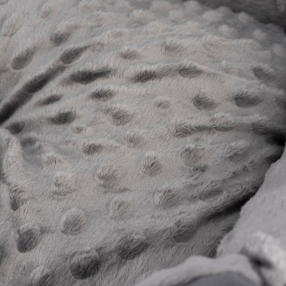 Biglo Milano Minky Gray Dog Bed – Extra Large, Ultra-Soft, Comfortable Design