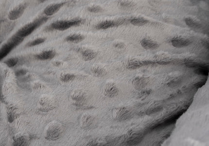 Biglo Bed Milano Minky Gray – Plush Large Dog Bed with Soft Minky Fabric, Comfortable Design