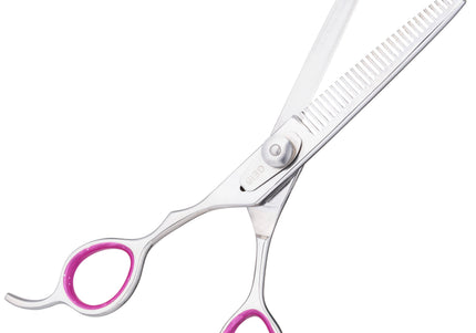 Geib Gator Lefty Thinning Shears 6.5" – Japanese Stainless Steel, 30 Teeth, Left-Handed Design
