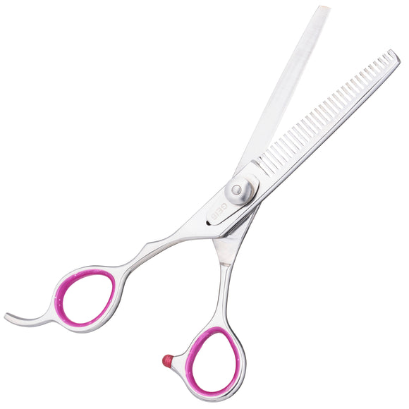 Geib Gator Lefty Thinning Shears 6.5" – Japanese Stainless Steel, 30 Teeth, Left-Handed Design