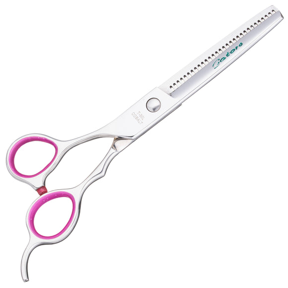 Geib Gator Lefty Thinning Shears 6.5" – Japanese Stainless Steel, 30 Teeth, Left-Handed Design