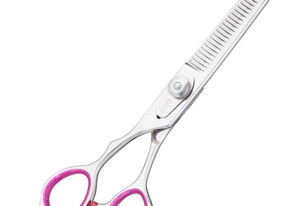 Geib Gator Lefty Thinning Shears 6.5" – Japanese Stainless Steel, 30 Teeth, Left-Handed Design