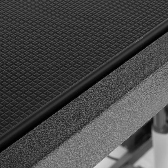 Blovi Callisto Pro Grooming Table – Electric Lift, Accessory Shelf, 125x65cm Anthracite Top