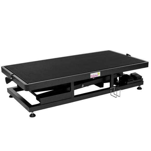 Blovi Upper Electric Grooming Table – Anthracite, 125x65cm, Adjustable Height Platform