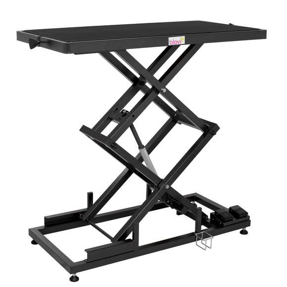 Blovi Upper Electric Grooming Table – Anthracite, 125x65cm, Adjustable Height Platform