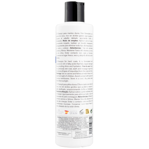 PSH Daily Beauty Hard Coconut Shampoo 300ml – Regenerating Formula with Coconut Oil for Coarse Fur
