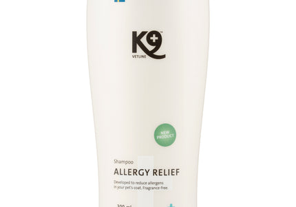 K9 Allergy Relief Shampoo 300ml – Gentle Concentrated Formula, Soothes Sensitive Skin, 1:20 Dilution