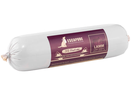 Escapure Lamm Wurst Wet Dog Food – Lamb Meat Bar, 800g, Premium Protein Source