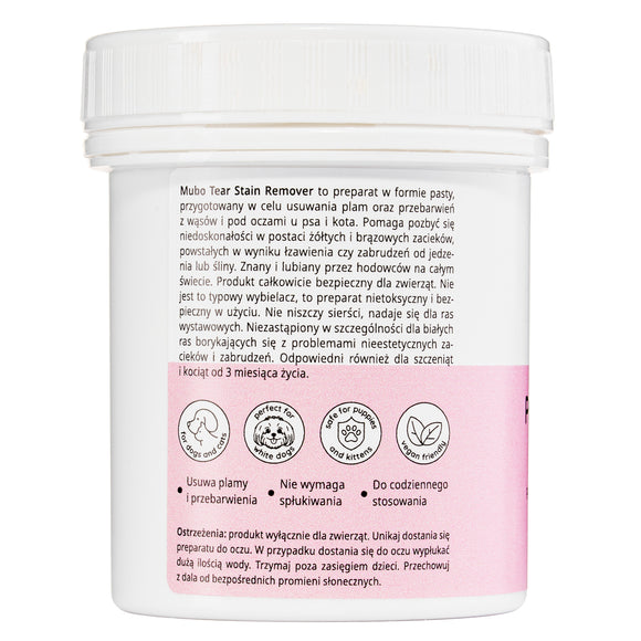 Mubo Perfect Eyes Tear Stain Remover Paste – Gentle Formula for Stains and Discoloration, 100ml