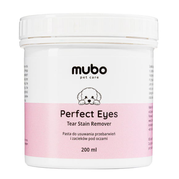 Mubo Perfect Eyes Tear Stain Remover Paste – Gentle Formula for Stains and Discoloration, 200ml