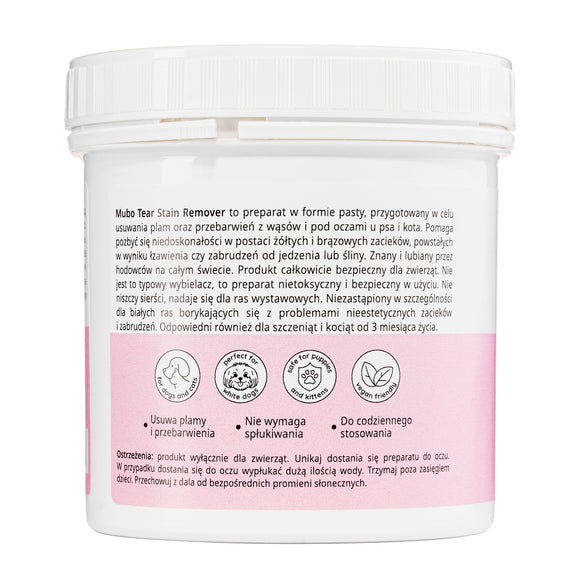 Mubo Perfect Eyes Tear Stain Remover Paste – Gentle Formula for Stains and Discoloration, 200ml