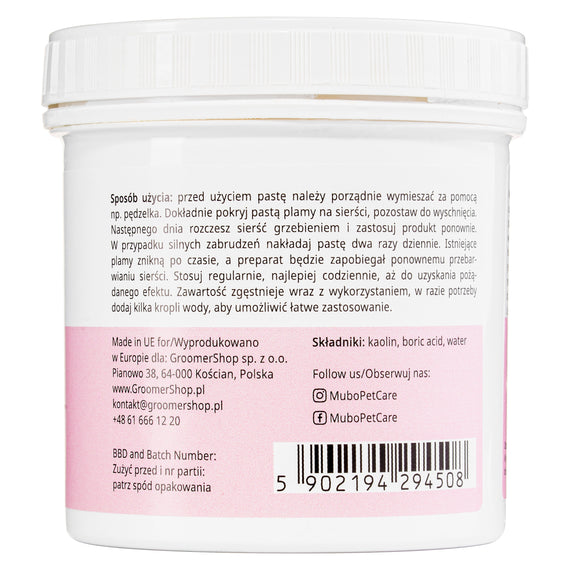 Mubo Perfect Eyes Tear Stain Remover Paste – Gentle Formula for Stains and Discoloration, 200ml