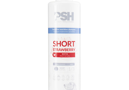PSH Daily Beauty Short Strawberry Shampoo 300ml – Vegan Biotin Formula, Nourishing for Short Coats