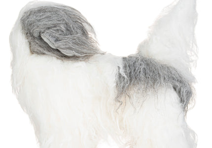 Mr. Jiang Shih Tzu Full Body Replacement Hair – Grey & White, Realistic Mannequin Coat