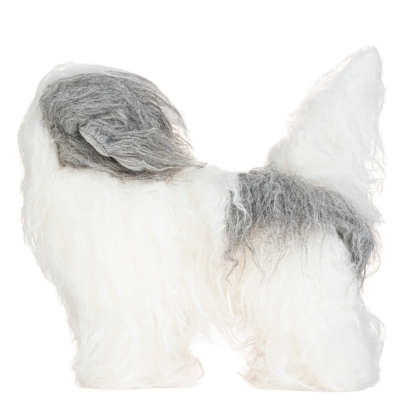Mr. Jiang Shih Tzu Full Body Replacement Hair – Grey & White, Realistic Mannequin Coat