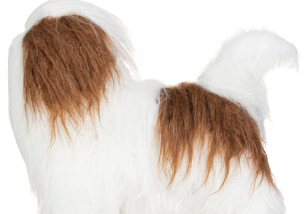 Mr. Jiang Shih Tzu Full Body Replacement Hair – Brown & White, Realistic Mannequin Coat