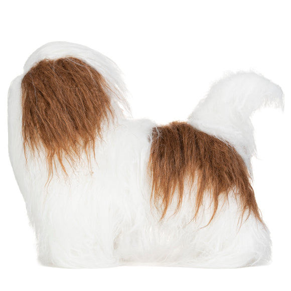Mr. Jiang Shih Tzu Full Body Replacement Hair – Brown & White, Realistic Mannequin Coat