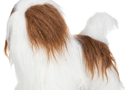 Mr. Jiang Shih Tzu Full Body Replacement Hair – Brown & White, Realistic Mannequin Coat