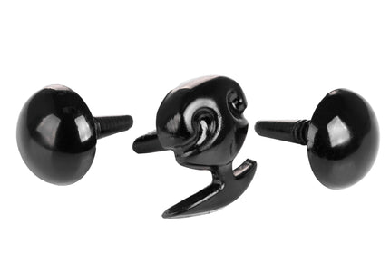 Mr. Jiang Bichon Model Dog Eyes and Nose – Realistic Replacement Set, Durable Plastic