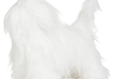 Mr. Jiang Maltese Full Body Replacement Hair – Realistic Synthetic Coat for Small Grooming Mannequin