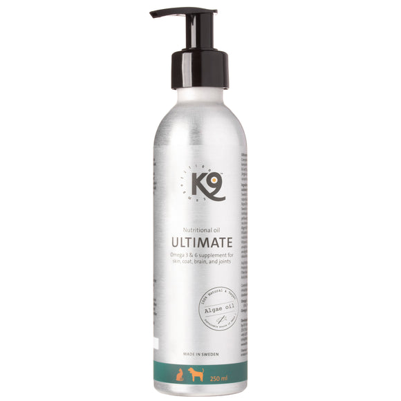 K9 Ultimate Nutritional Oil 250ml – Balanced Vegetable Oil Blend, Supports Healthy Skin and Coat
