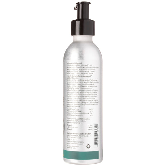 K9 Ultimate Nutritional Oil 250ml – Balanced Vegetable Oil Blend, Supports Healthy Skin and Coat