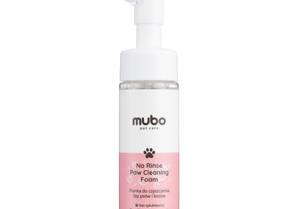 Mubo No Rinse Paw Cleaning Foam – Watermelon Scent, 200ml, Quick Wash Formula