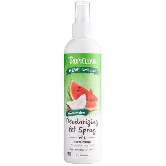 Tropiclean Watermelon Deodorising Spray 236ml – Refreshing Coat Conditioner with Long-Lasting Scent